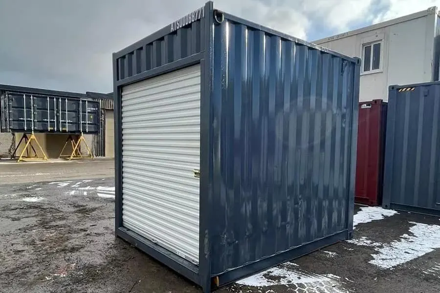 10-Fuß-High-Cube-Container mit Rolltor – Bild 5 von 5
