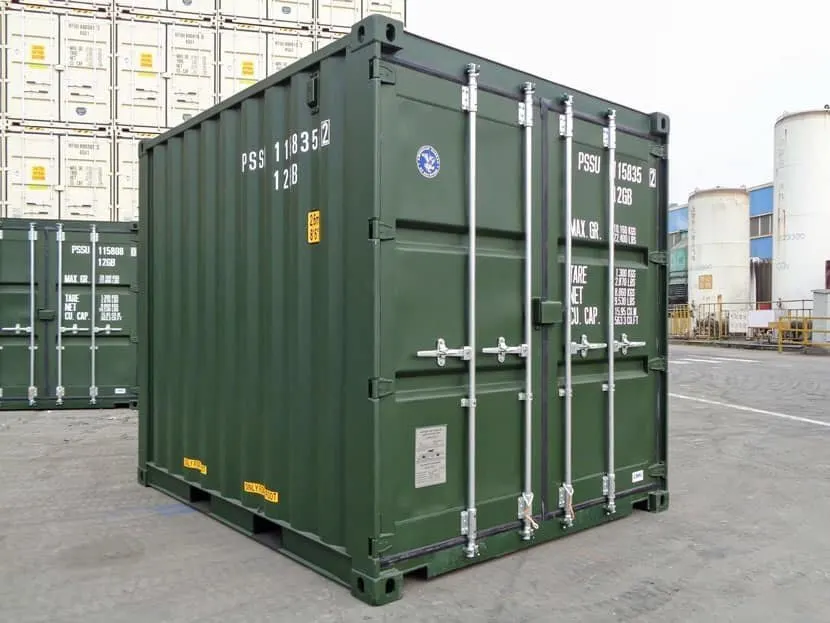 10-Fuß-Seecontainer, neu, grün – Bild 5 von 5