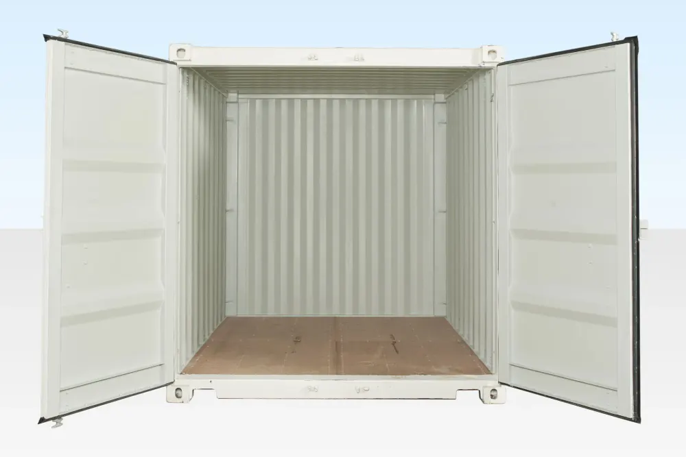 10-Fuß-Seecontainer One-Trip, weiß (RAL 9003) – Bild 2 von 4