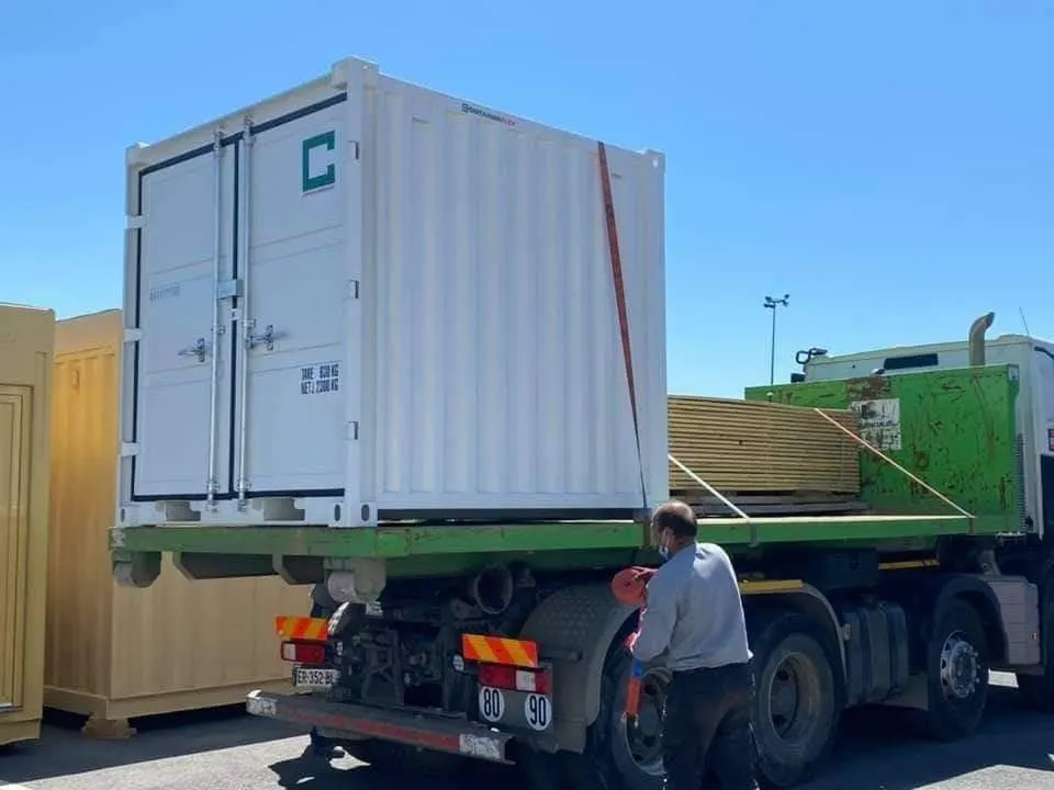 10-Fuß-Standardcontainer aus Stahl, platzsparend – Bild 6 von 6