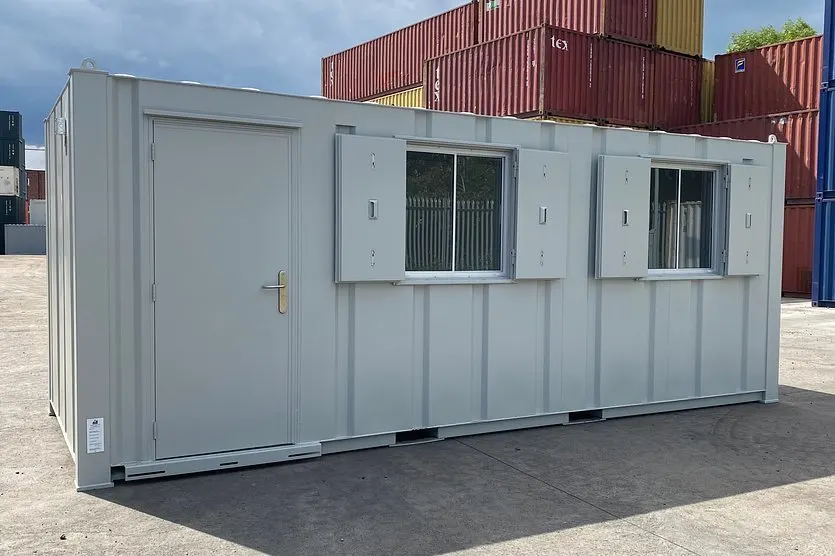 20-Fuß-Baustellenbüro-Container, gedämmt und klimatisiert – Bild 4 von 8