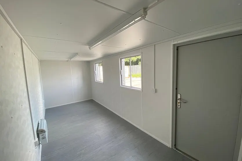 20-Fuß-Baustellenbüro-Container, gedämmt und klimatisiert – Bild 8 von 8