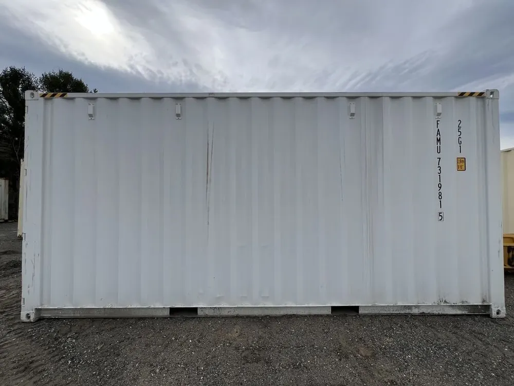 20-Fuß-High-Cube-Lagercontainer, weiß, One-Trip – Bild 5 von 10