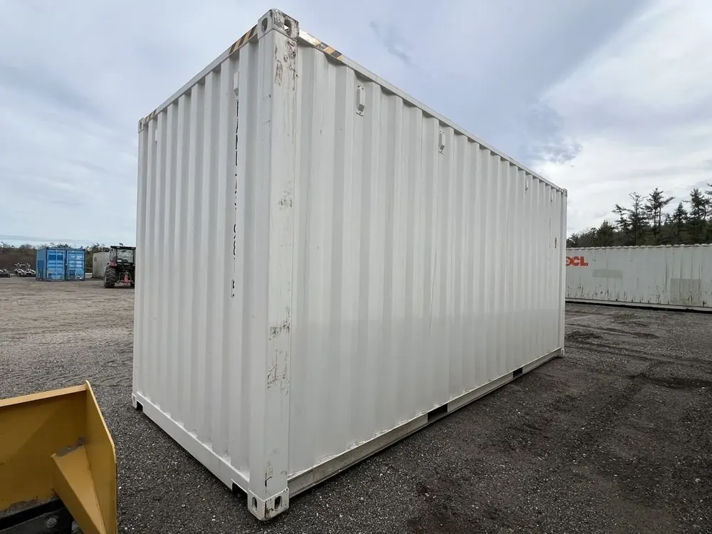 20-Fuß-High-Cube-Lagercontainer, weiß, One-Trip – Bild 7 von 10