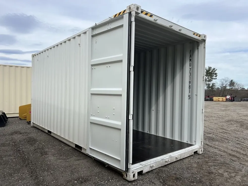 20-Fuß-High-Cube-Lagercontainer, weiß, One-Trip – Bild 8 von 10