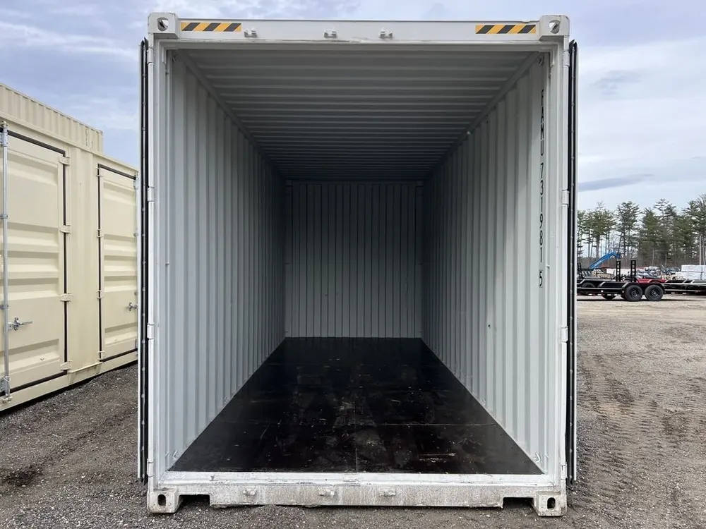 20-Fuß-High-Cube-Lagercontainer, weiß, One-Trip – Bild 9 von 10