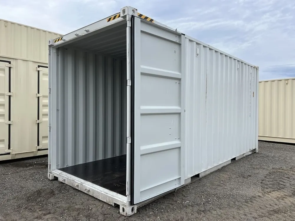 20-Fuß-High-Cube-Lagercontainer, weiß, One-Trip – Bild 10 von 10