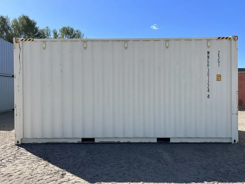 20-Fuß-Lagercontainer High Cube One-Trip, beige – Bild 5 von 10