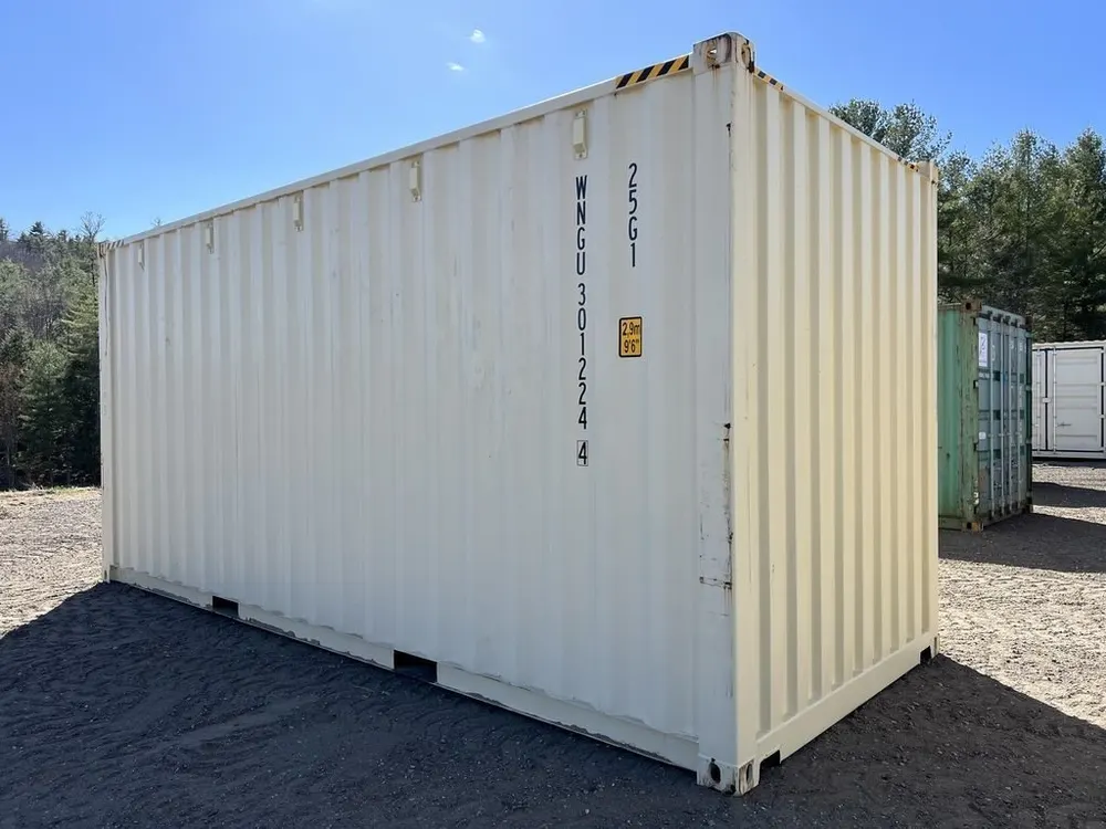 20-Fuß-Lagercontainer High Cube One-Trip, beige – Bild 6 von 10