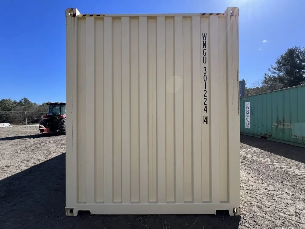 20-Fuß-Lagercontainer High Cube One-Trip, beige – Bild 7 von 10