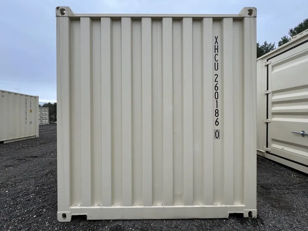 20-Fuß-Lagercontainer One-Trip in Standardhöhe, beige – Bild 7 von 10
