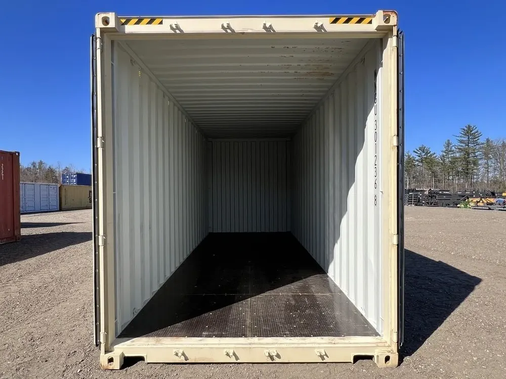 20-Fuß-Lagercontainer One-Trip, Standardhöhe, beige – Bild 2 von 10