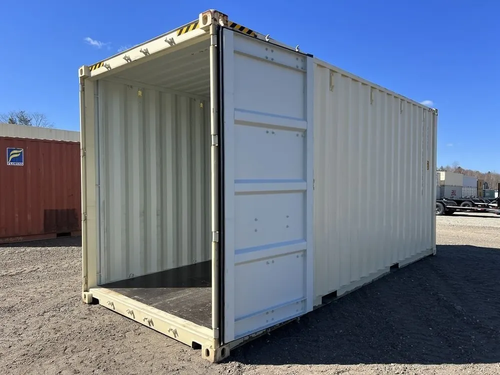 20-Fuß-Lagercontainer One-Trip, Standardhöhe, beige – Bild 3 von 10