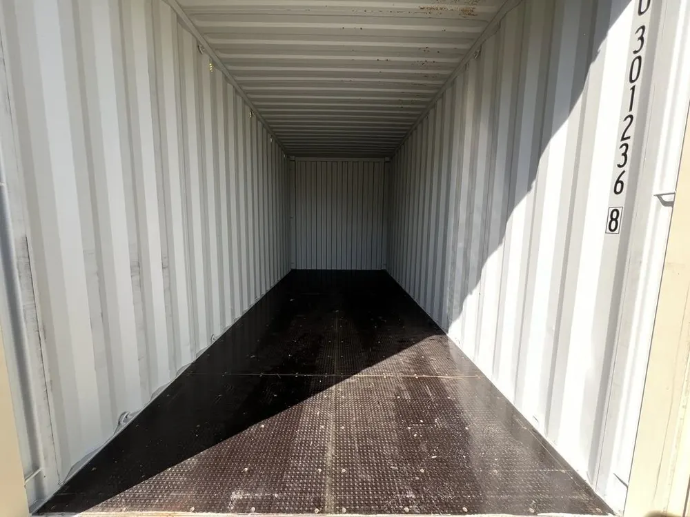 20-Fuß-Lagercontainer One-Trip, Standardhöhe, beige – Bild 4 von 10