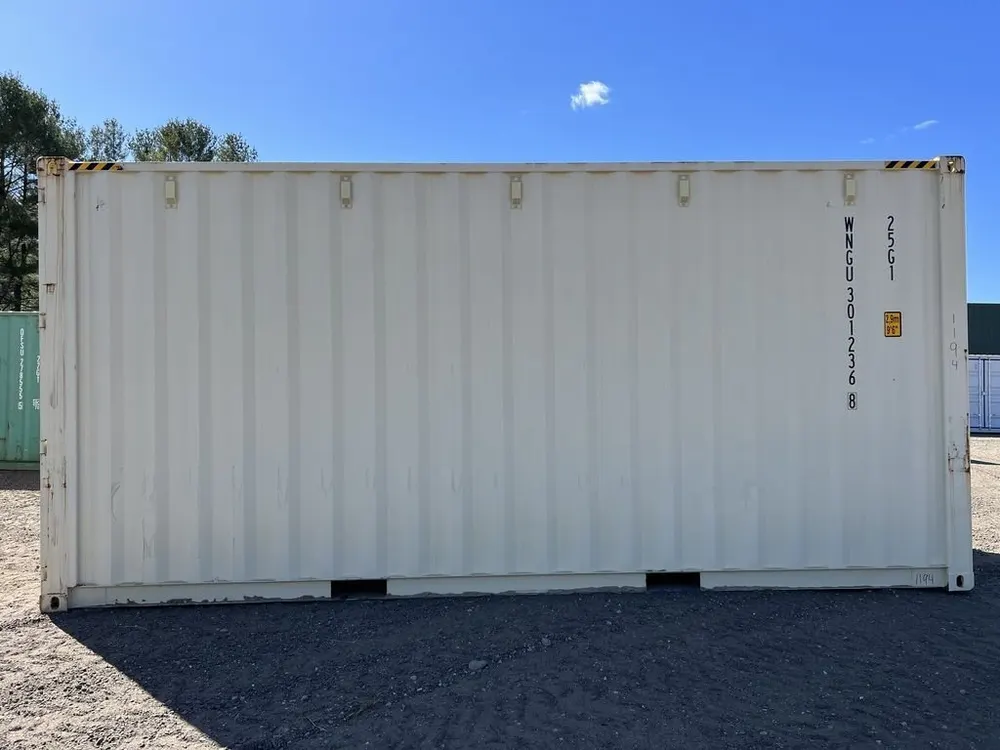 20-Fuß-Lagercontainer One-Trip, Standardhöhe, beige – Bild 8 von 10