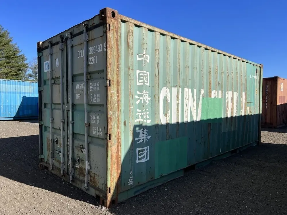 20-Fuß-Lagercontainer Standardhöhe, petrol, WWT – Bild 4 von 10