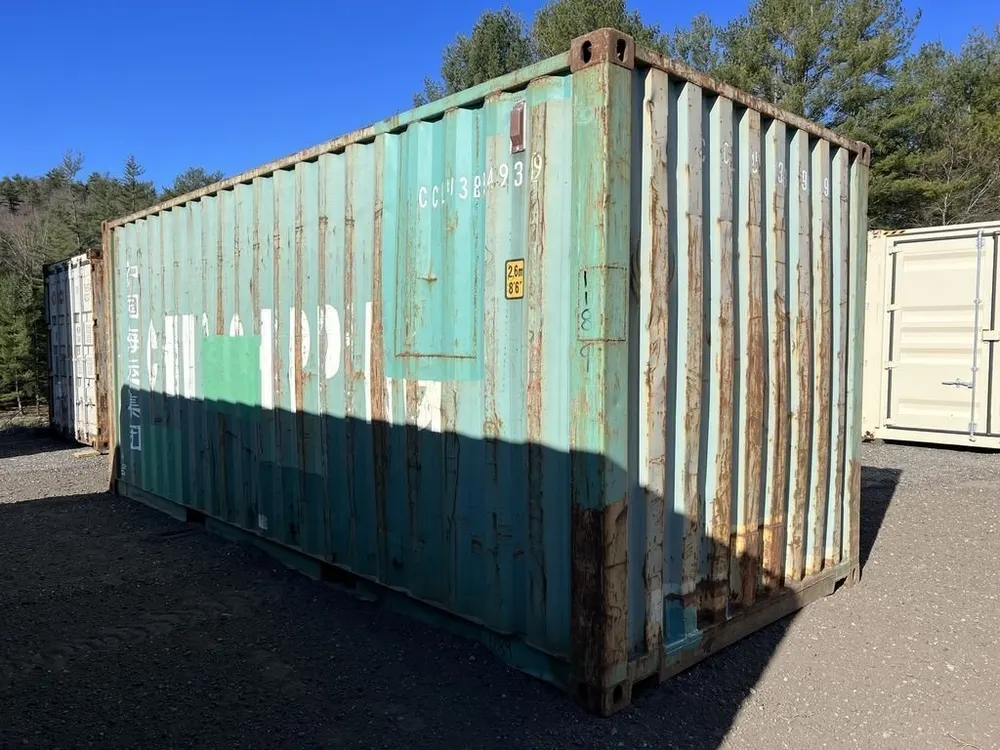 20-Fuß-Lagercontainer Standardhöhe, petrol, WWT – Bild 5 von 10