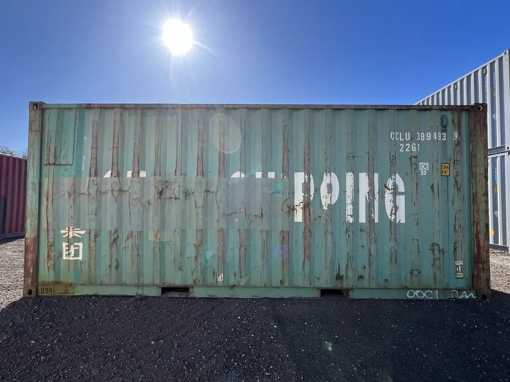 20-Fuß-Lagercontainer Standardhöhe, petrol, WWT – Bild 8 von 10