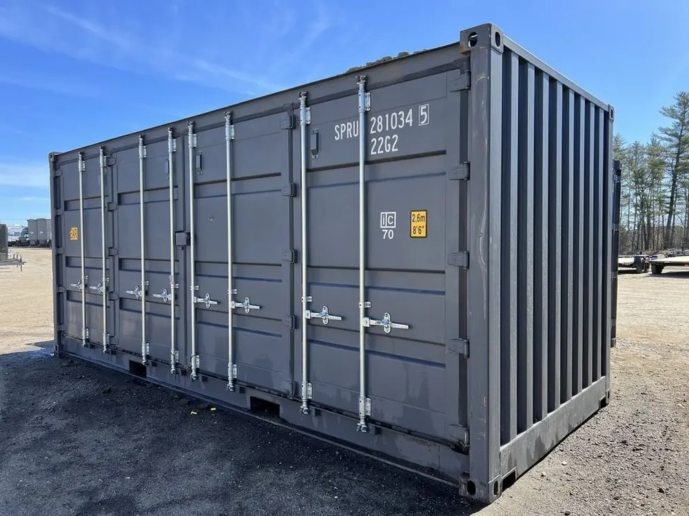 20-Fuß-Open-Side-Lagercontainer, Standardhöhe, neuwertig – Bild 4 von 10