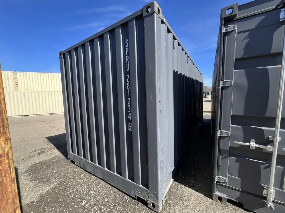 20-Fuß-Open-Side-Lagercontainer, Standardhöhe, neuwertig – Bild 5 von 10