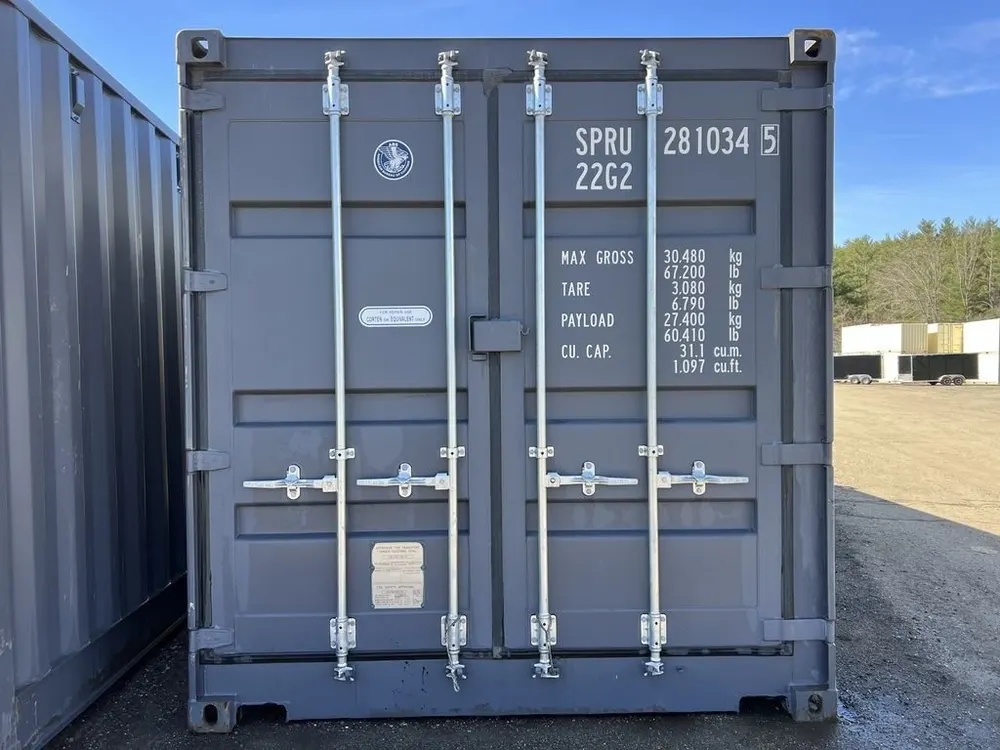 20-Fuß-Open-Side-Lagercontainer, Standardhöhe, neuwertig – Bild 6 von 10