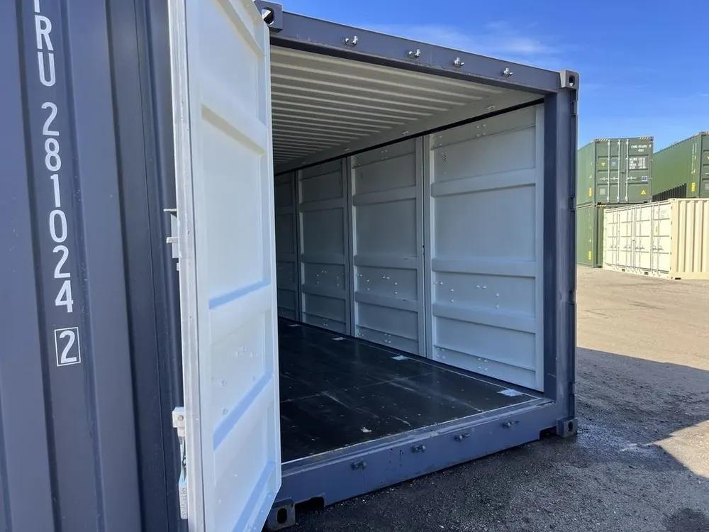 20-Fuß-Open-Side-Lagercontainer, Standardhöhe, neuwertig – Bild 7 von 10