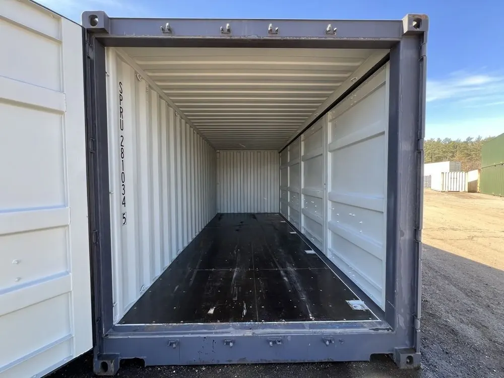 20-Fuß-Open-Side-Lagercontainer, Standardhöhe, neuwertig – Bild 8 von 10