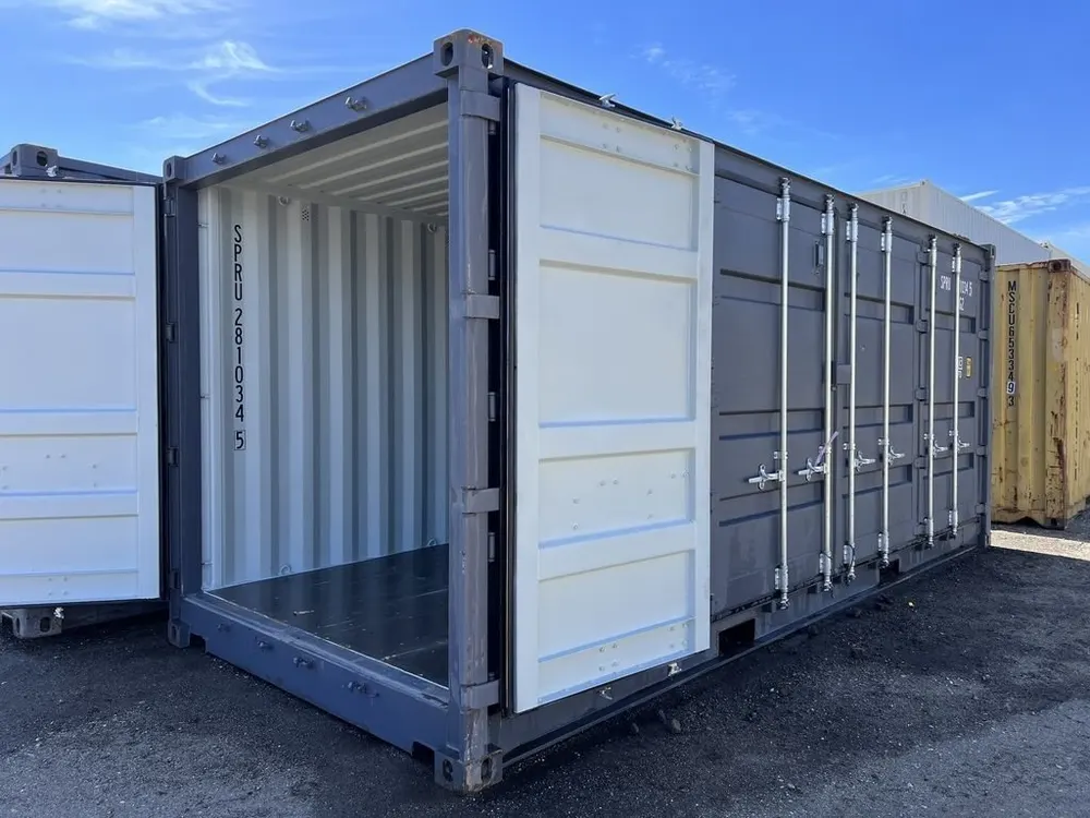 20-Fuß-Open-Side-Lagercontainer, Standardhöhe, neuwertig – Bild 9 von 10