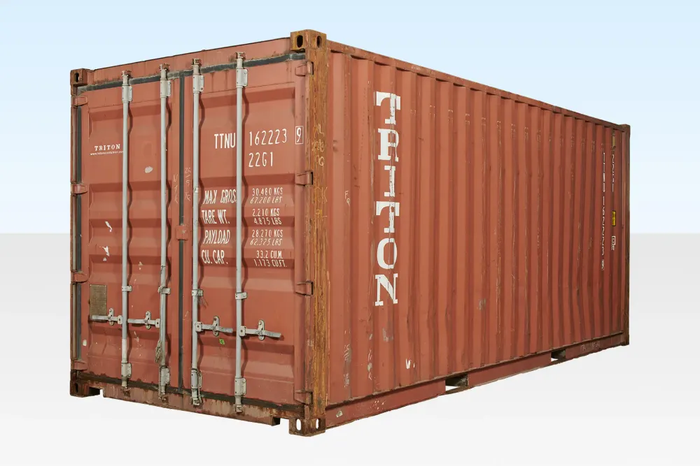 20-Fuß-Seecontainer gebraucht, wind- und wasserdicht – Bild 3 von 3