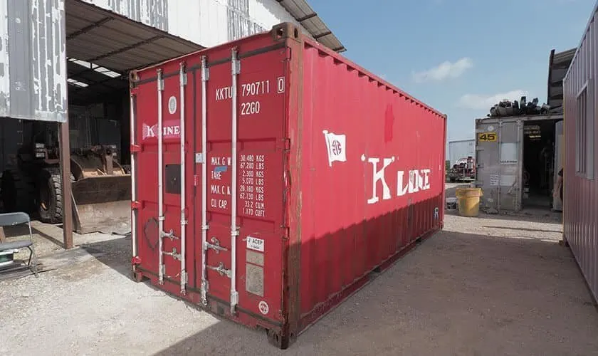 20-Fuß-Seecontainer, gebraucht – Bild 6 von 7