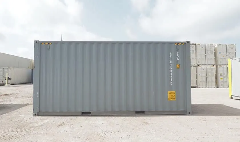 20-Fuß-Seecontainer, neu, grau – Bild 2 von 5