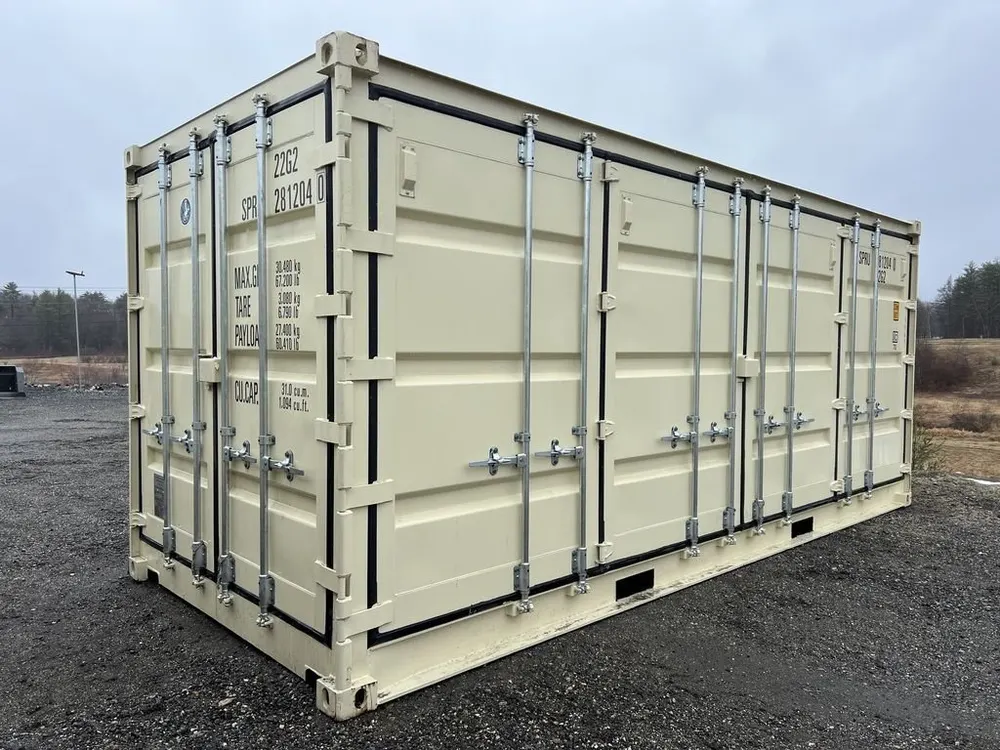 20-Fuß-Seecontainer One-Trip, Open Side, Standardhöhe – Bild 2 von 10