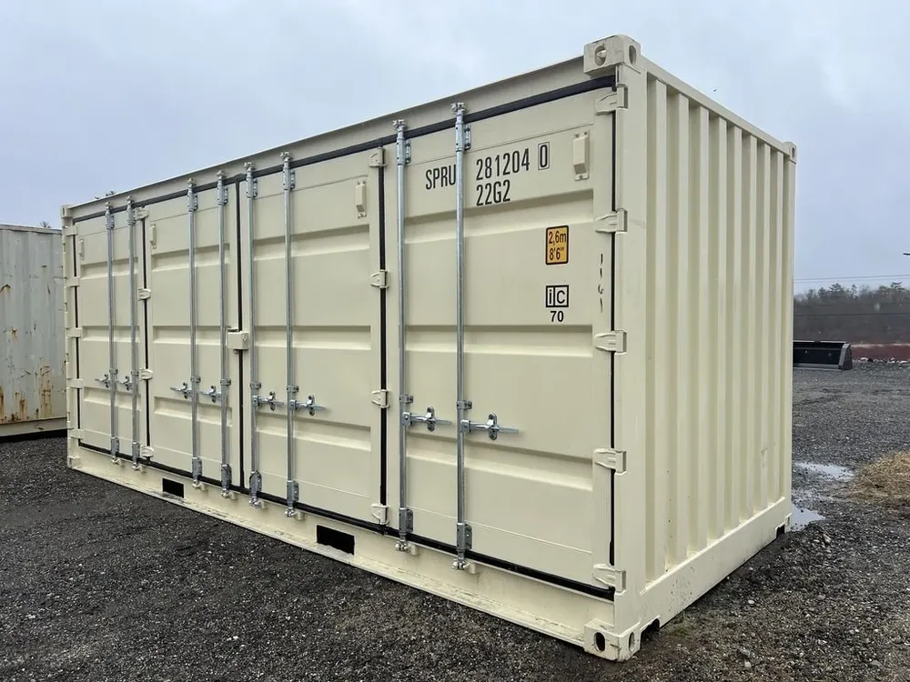 20-Fuß-Seecontainer One-Trip, Open Side, Standardhöhe – Bild 4 von 10