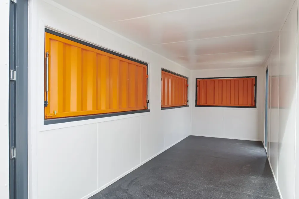 20-Fuß-Verkaufscontainer mit zwei Ausgabeklappen – Bild 2 von 8