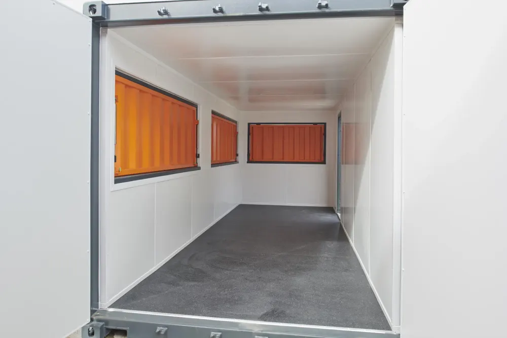 20-Fuß-Verkaufscontainer mit zwei Ausgabeklappen – Bild 3 von 8