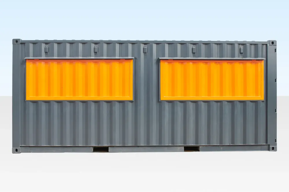 20-Fuß-Verkaufscontainer mit zwei Ausgabeklappen – Bild 6 von 8
