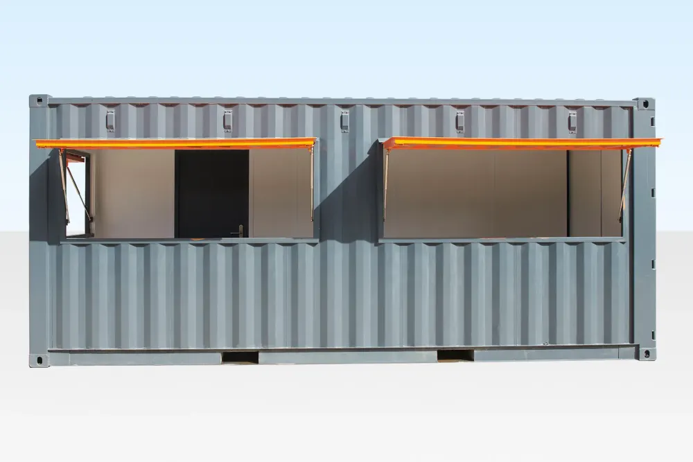20-Fuß-Verkaufscontainer mit zwei Ausgabeklappen – Bild 8 von 8