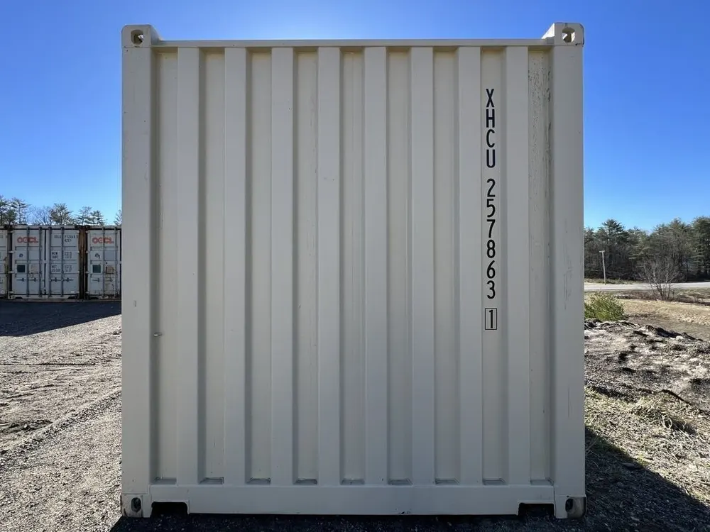 20′-Lagercontainer One-Trip mit Seitentüren (beige, Standardhöhe) – Bild 5 von 10