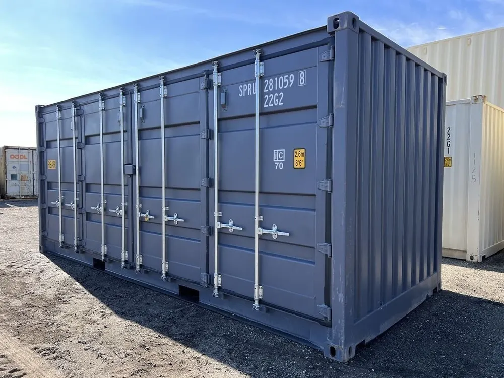 20′-Lagercontainer One-Trip Open Side, Standardhöhe – Bild 4 von 10