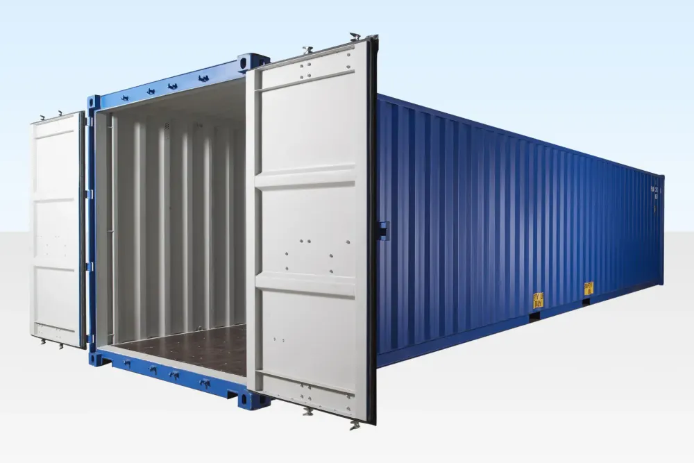 40-Fuß-ISO-Seecontainer, blau – Bild 3 von 5