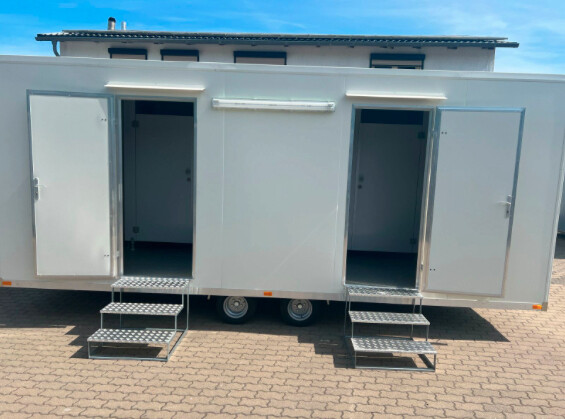 6,00 – m WC-Anhänger Damen/Herren mit 5x Toiletten und 3x Urinale – Bild 3 von 6