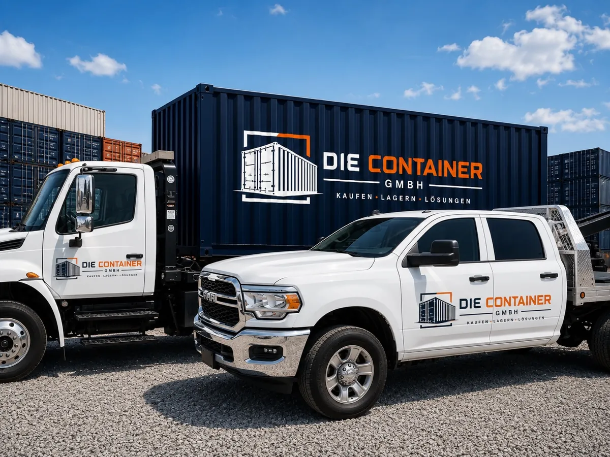 Fahrzeuge und Container der Die Container GmbH