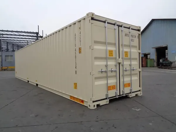 40-Fuß-High-Cube-Doppeltürcontainer, neuwertig