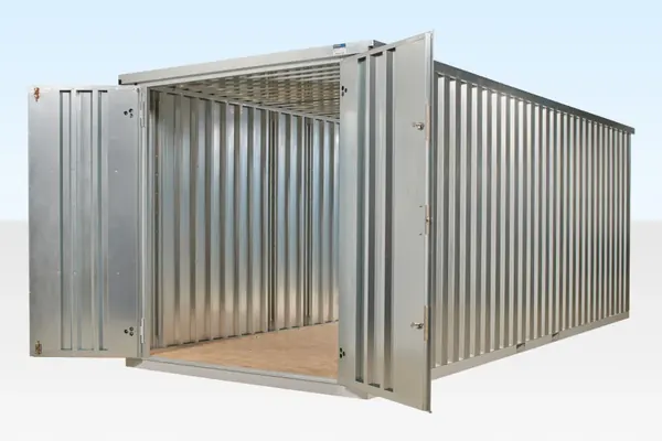 6-m-Flachpack-Lagercontainer XL
