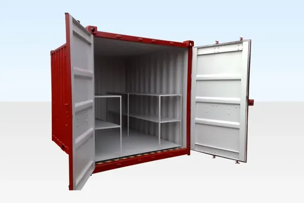 10-Fuß-Auffangwannen-Lagercontainer mit Stahlboden