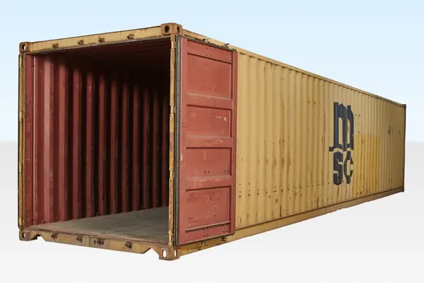 40-Fuß-Seecontainer gebraucht, Standardhöhe
