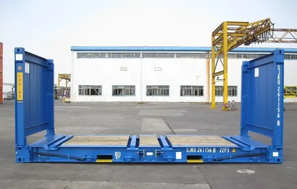 20-Fuß-Flatrack-Container für Übergrößen