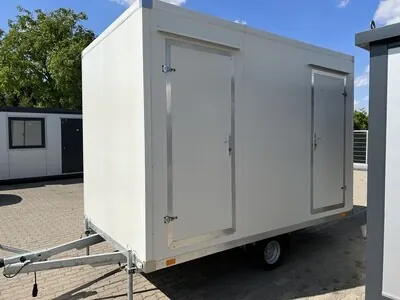 Autarker WC-Anhänger Damen/Herren mit Toilette – Die Container