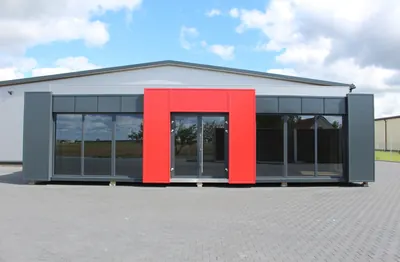 Bürocontainer 12,00 x 6,00 m Typ Lissabon – Die Container