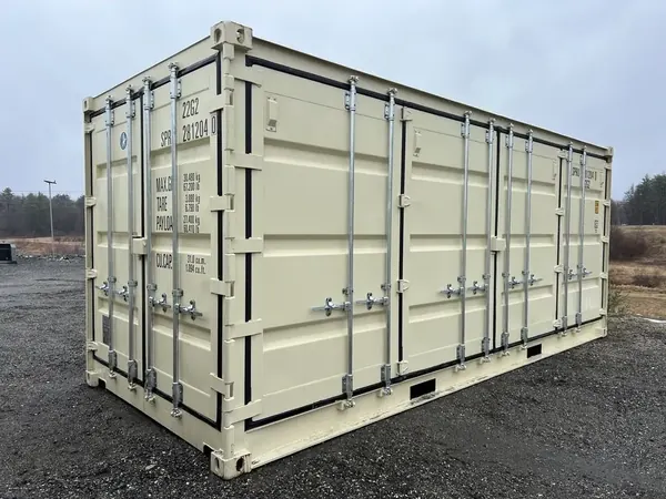 20-Fuß-Seecontainer One-Trip, Open Side, Standardhöhe